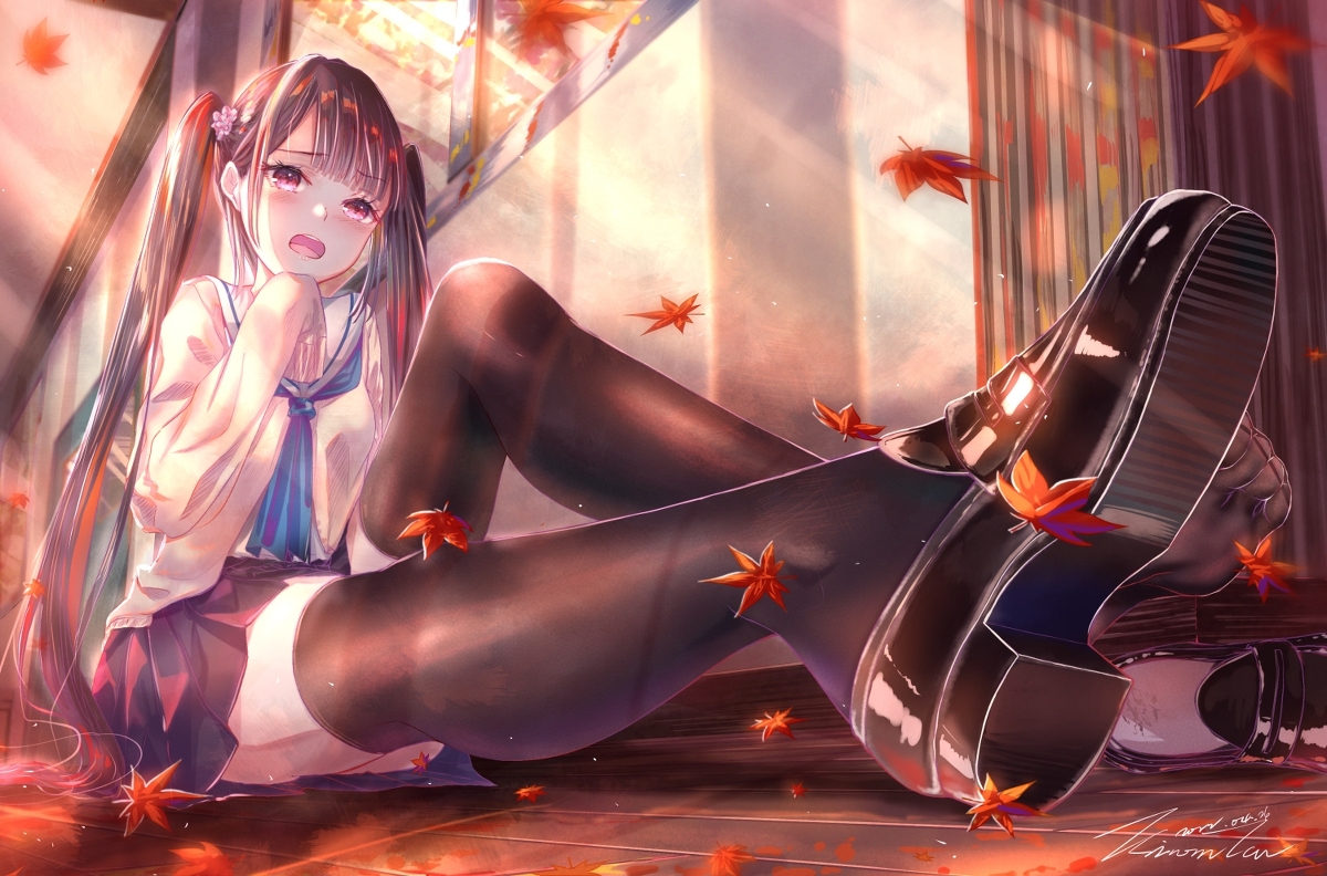 This is a pixiv picture whose title is 赤い.
