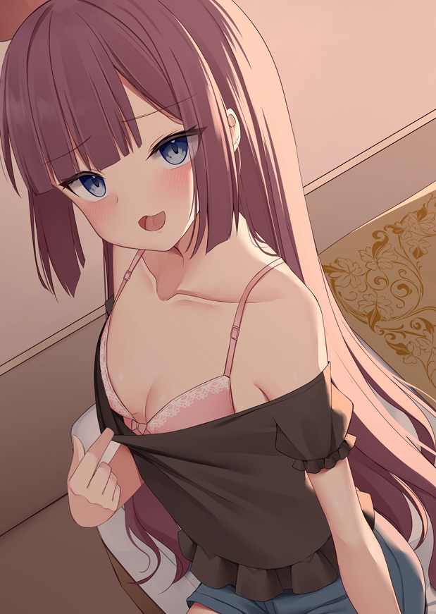 This is a pixiv picture whose title is 生意気挑発娘ちゃん.