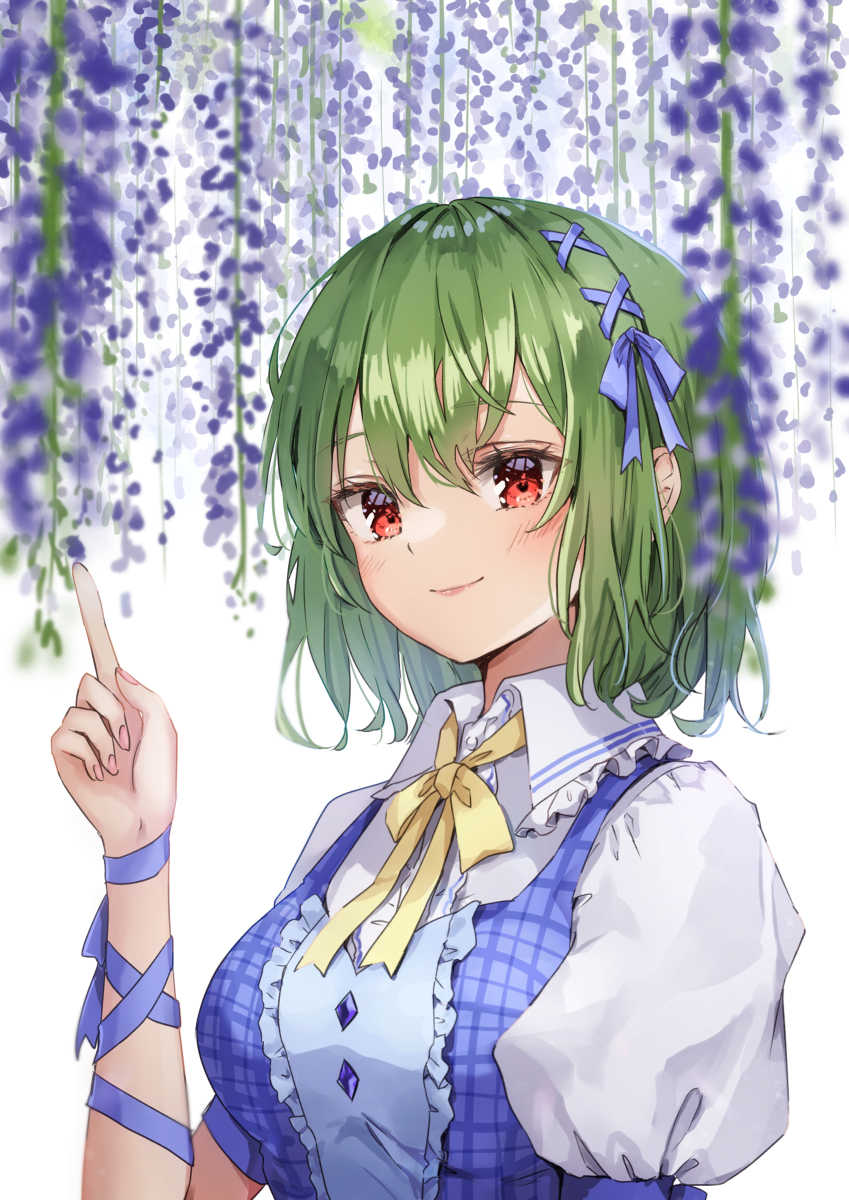 This is a pixiv picture whose title is 万の藤.