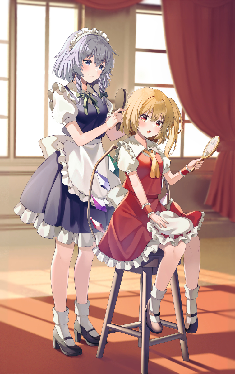 This is a pixiv picture whose title is 咲フラ.