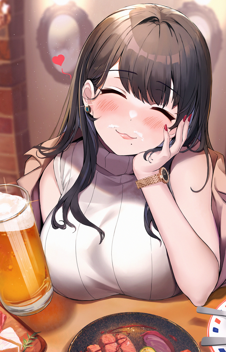 This is a pixiv picture whose title is 「ん〜っ、おいしいね！」.