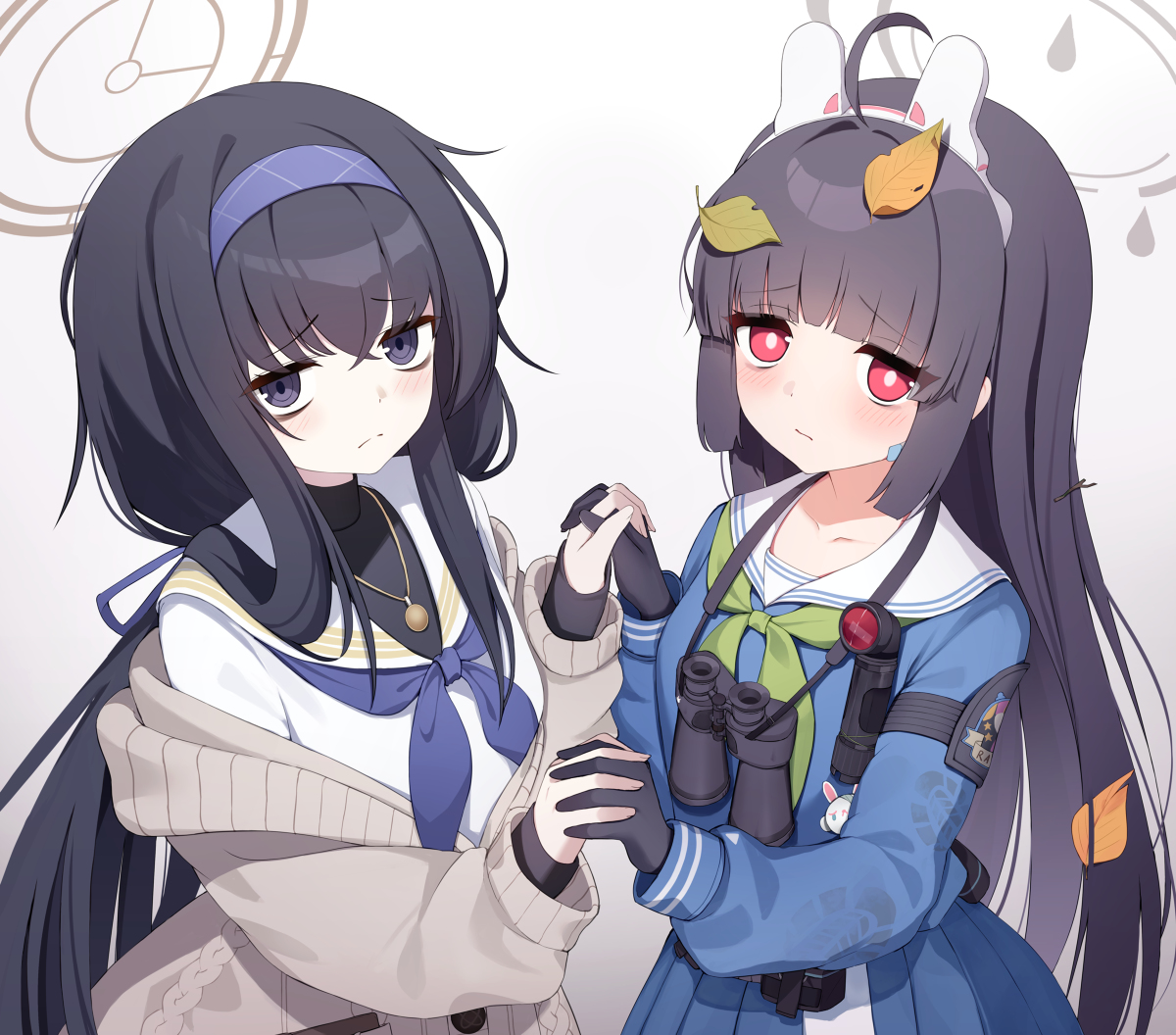 This is a pixiv picture whose title is ウイ&ミユ.