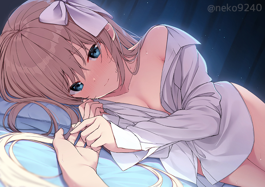 This is a pixiv picture whose title is ・・・ぎゅっ.