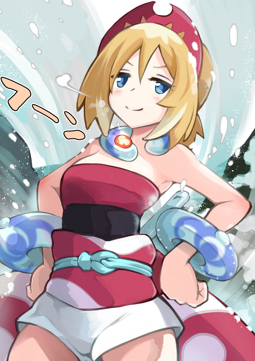 This is a pixiv picture whose title is 「え！？寒い？」.