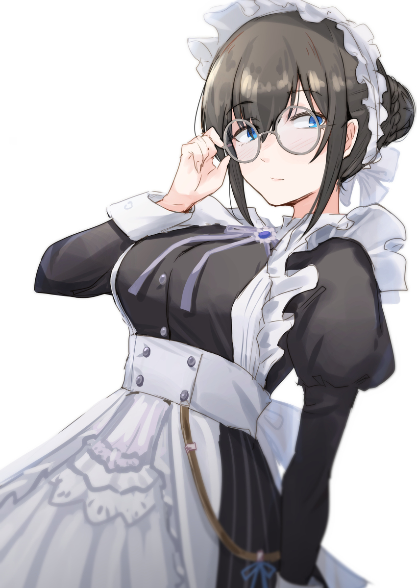 This is a pixiv picture whose title is メイドふみふみ.