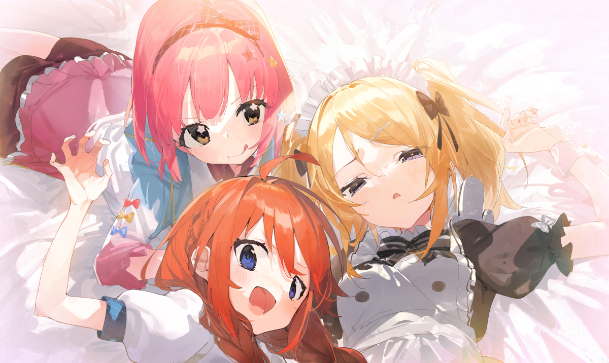 This is a pixiv picture whose title is なかよし部.