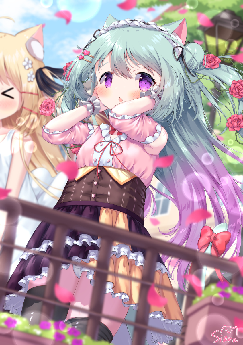 This is a pixiv picture whose title is 春風ふわり.