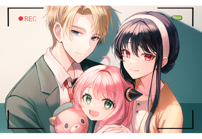 This is a pixiv picture whose title is 家族写真.