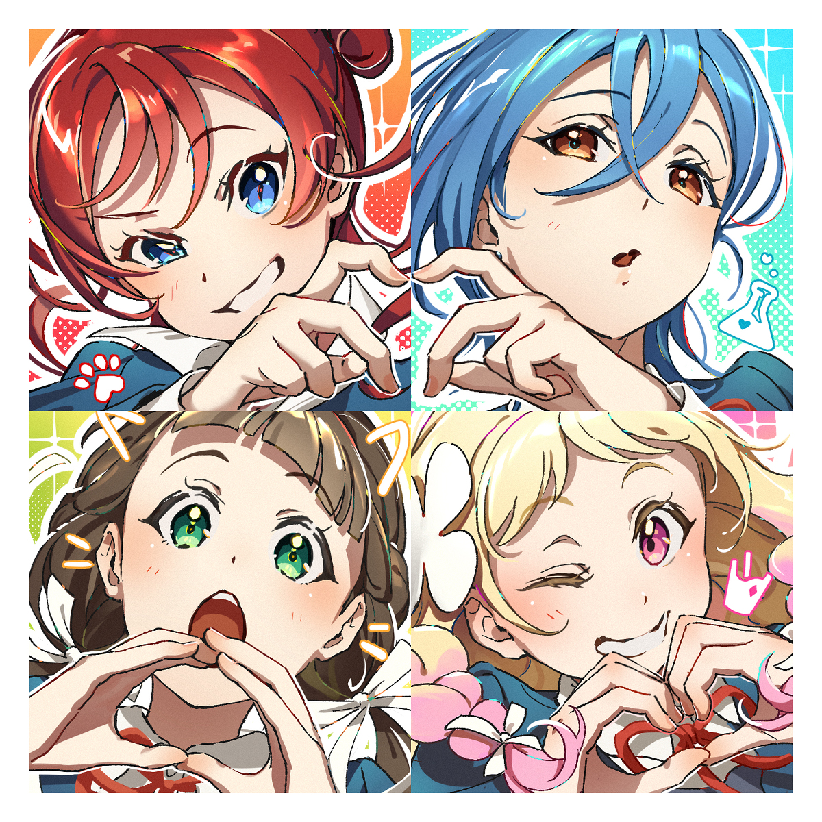 This is a pixiv picture whose title is ラブライブ三昧！.