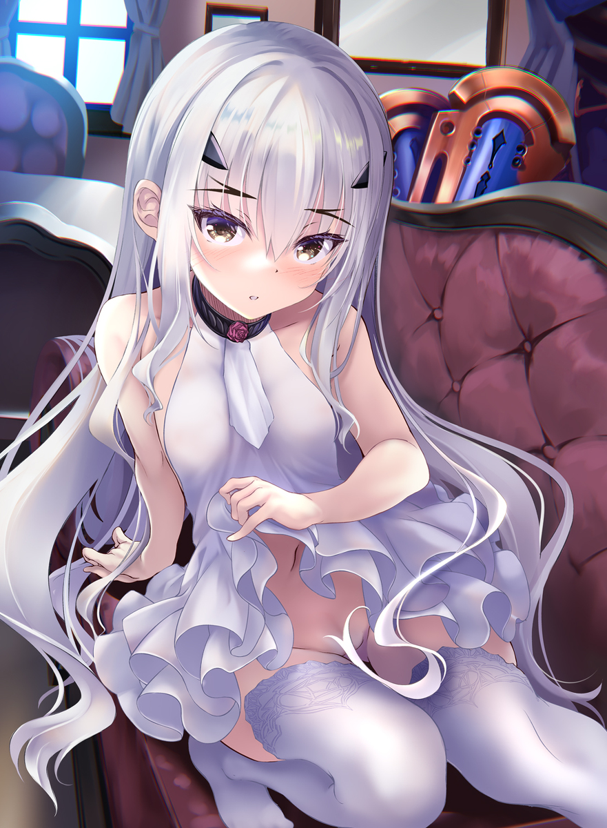 This is a pixiv picture whose title is メリュ子のシュミーズ.