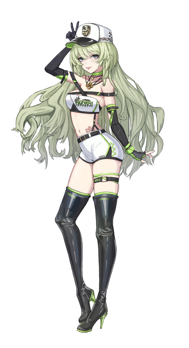 This is a pixiv picture whose title is 梅比乌斯赛车女郎.
