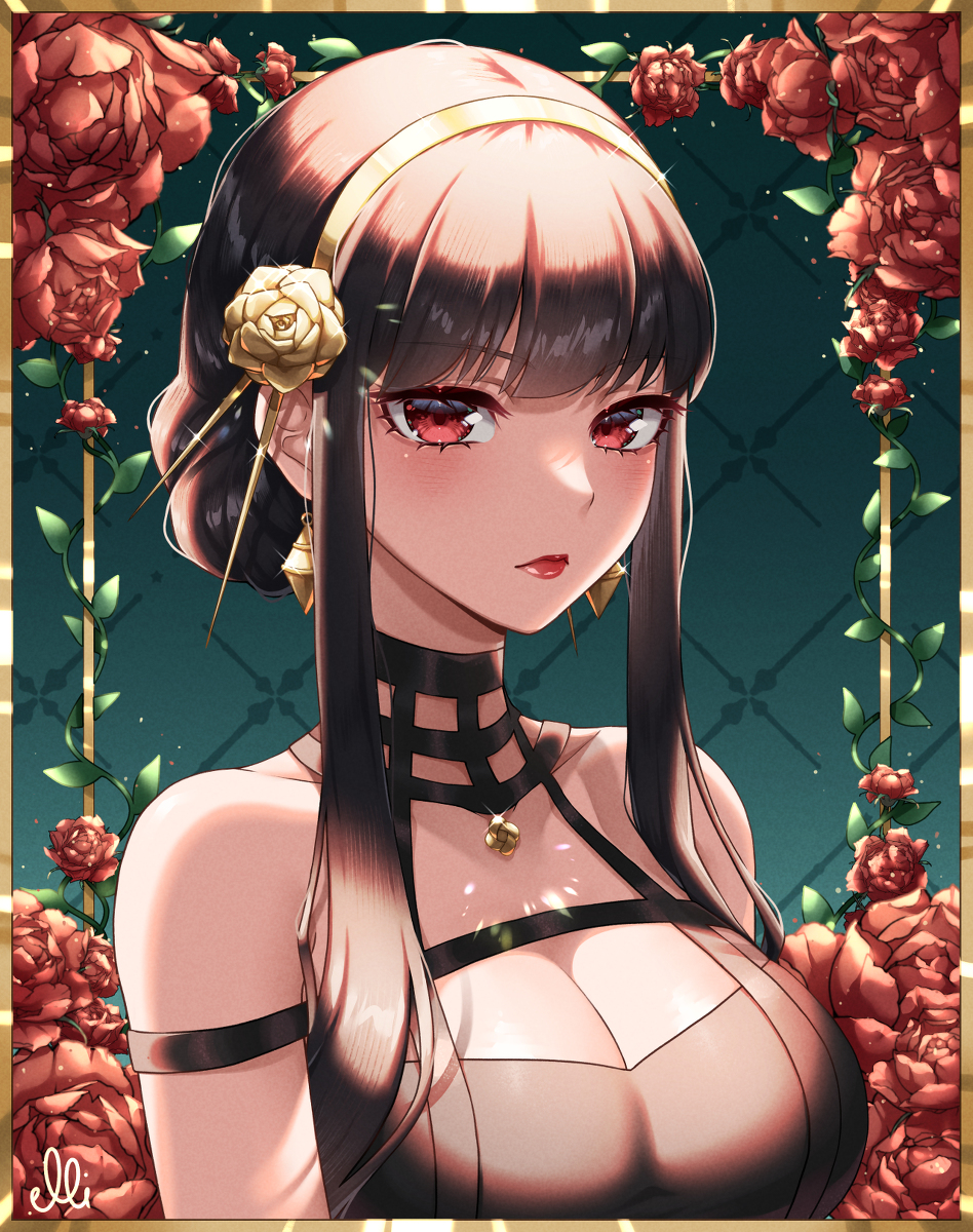 This is a pixiv picture whose title is Yor Forger.