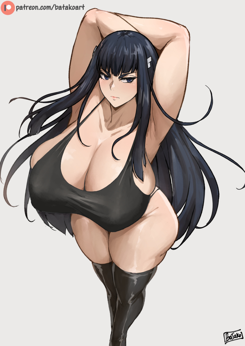This is a pixiv picture whose title is Satsuki Kiryuuin.