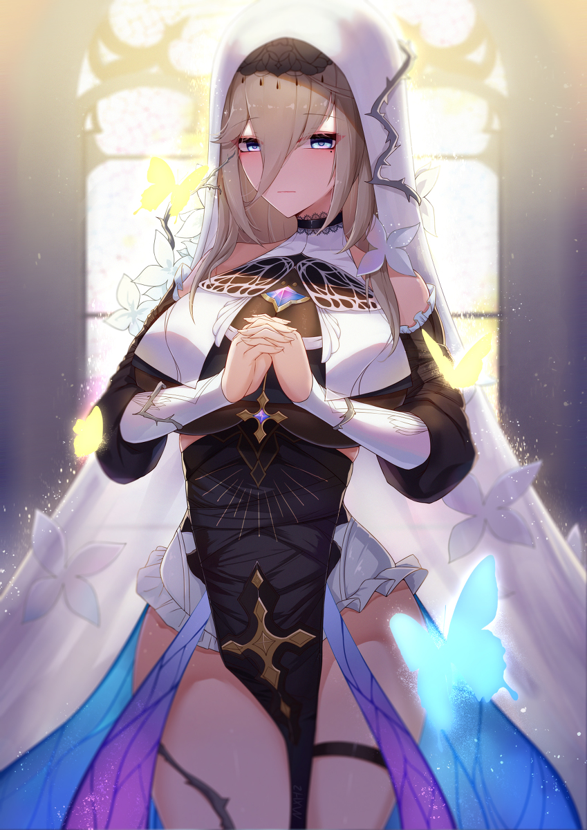 This is a pixiv picture whose title is 好大的阿波尼亚妈妈~~.