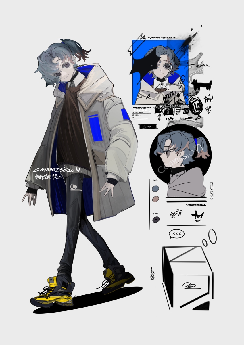 This is a pixiv picture whose title is commission.