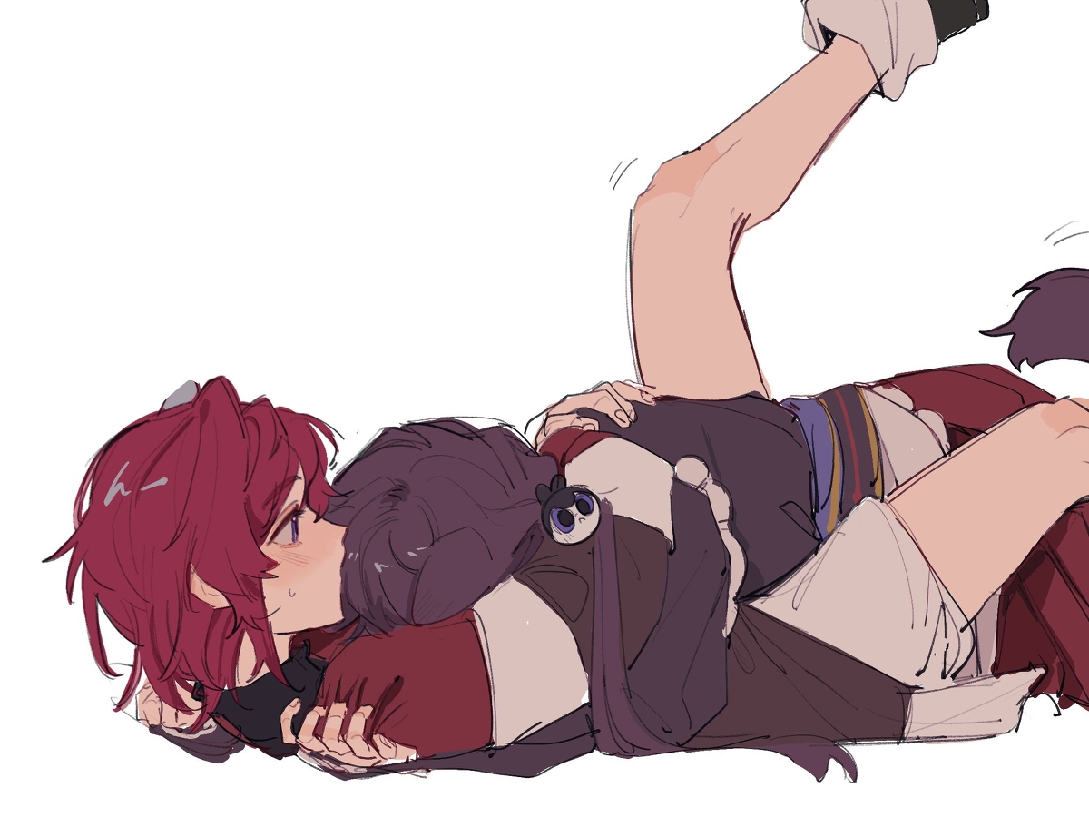 This is a pixiv picture whose title is 最近的tkan.
