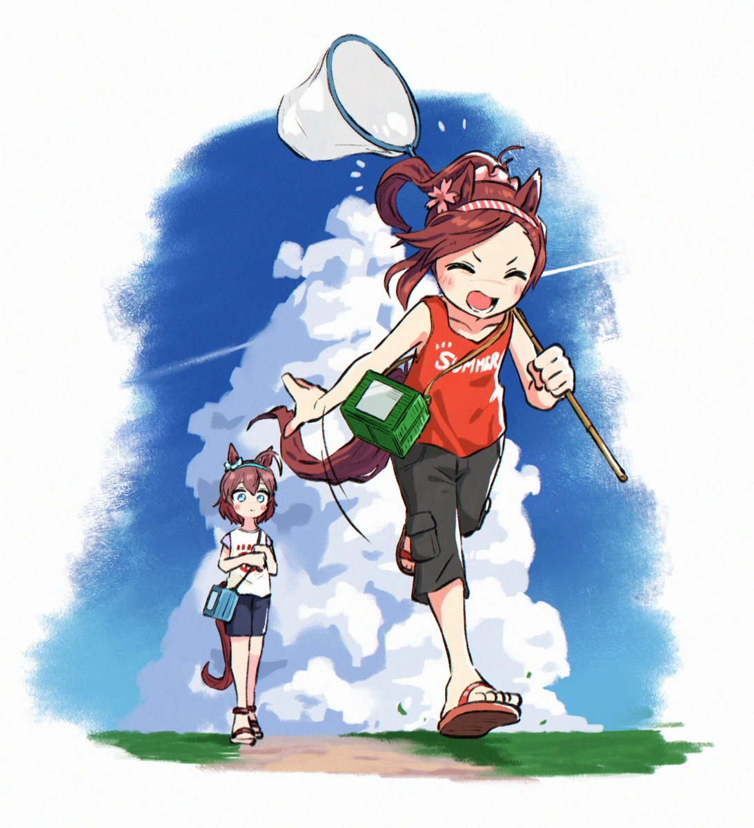 This is a pixiv picture whose title is こどもの日.