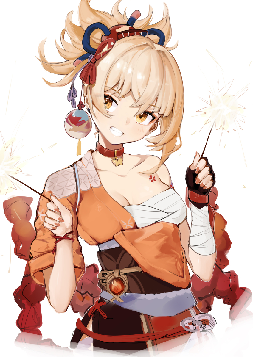 This is a pixiv picture whose title is 宵宫宫——.