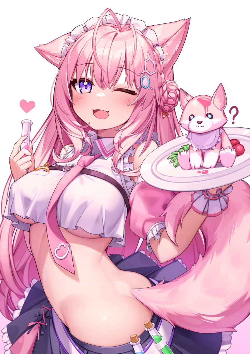 This is a pixiv picture whose title is メイドこよりちゃん.