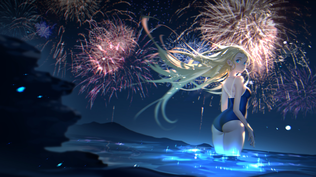 This is a pixiv picture whose title is 潮.