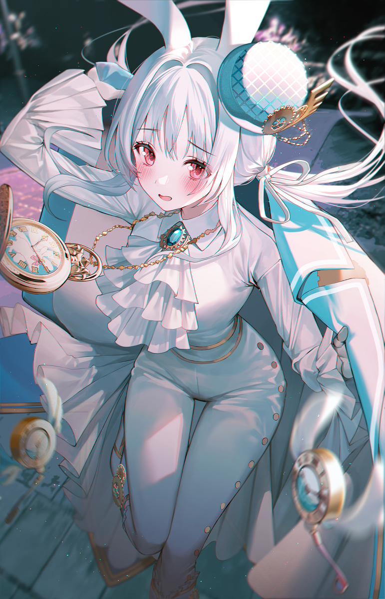 This is a pixiv picture whose title is ωнιтє яαввιт🐰🕔༊*·˚.