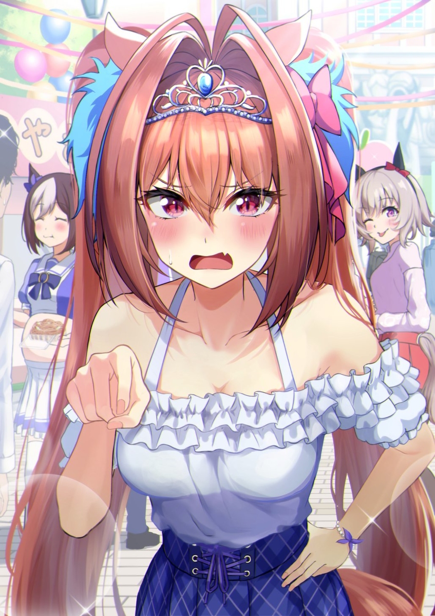 This is a pixiv picture whose title is やきもちスカーレット.