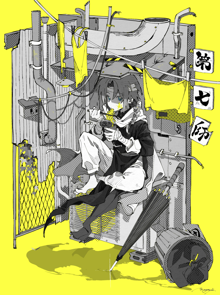 This is a pixiv picture whose title is 師団長.