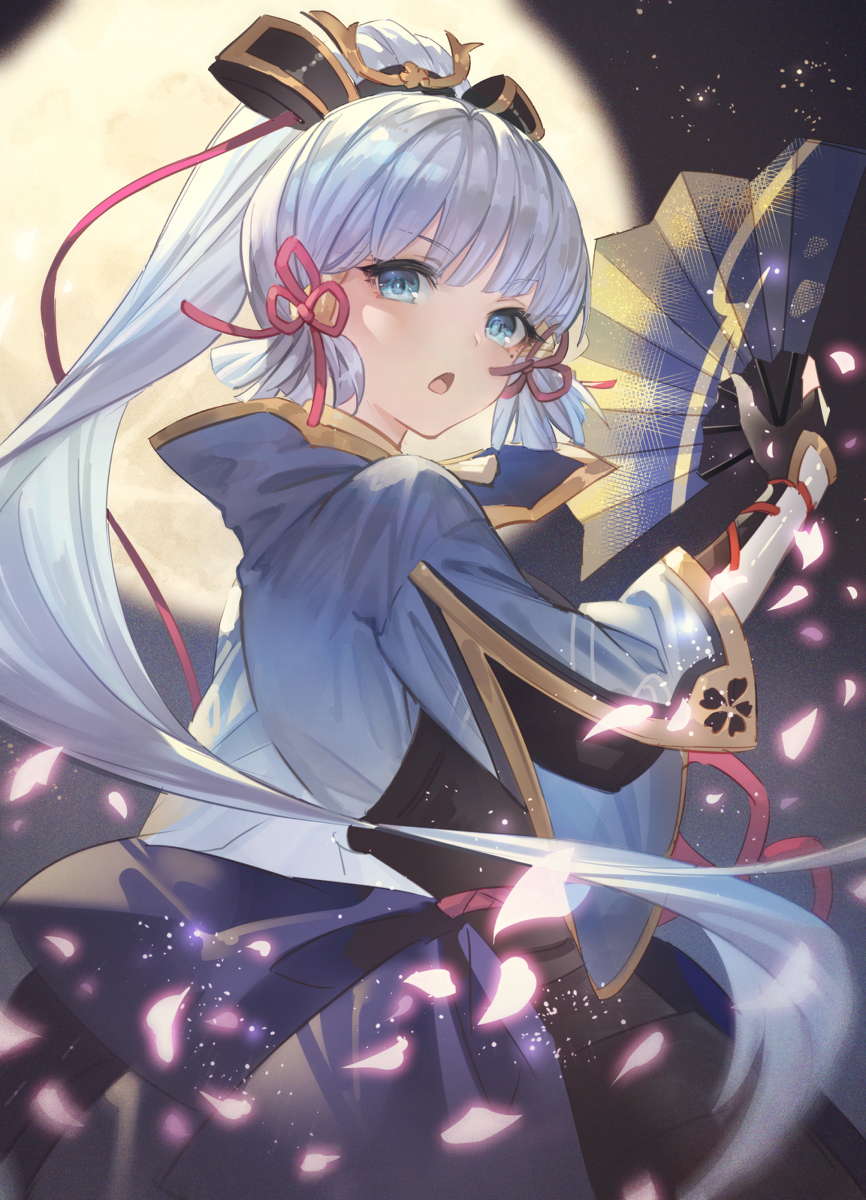 This is a pixiv picture whose title is 神里綾華.