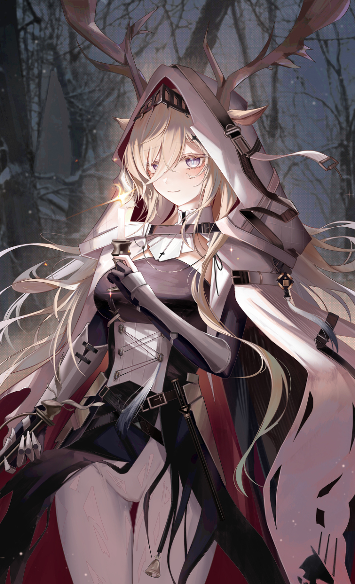 This is a pixiv picture whose title is Candle Knight.