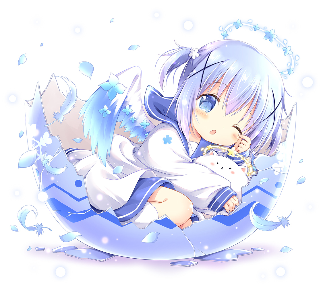 This is a pixiv picture whose title is ごちハピちのちゃん.