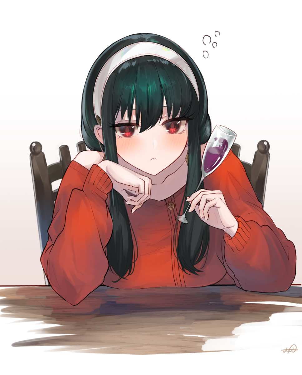This is a pixiv picture whose title is ほろ酔いヨルさん.