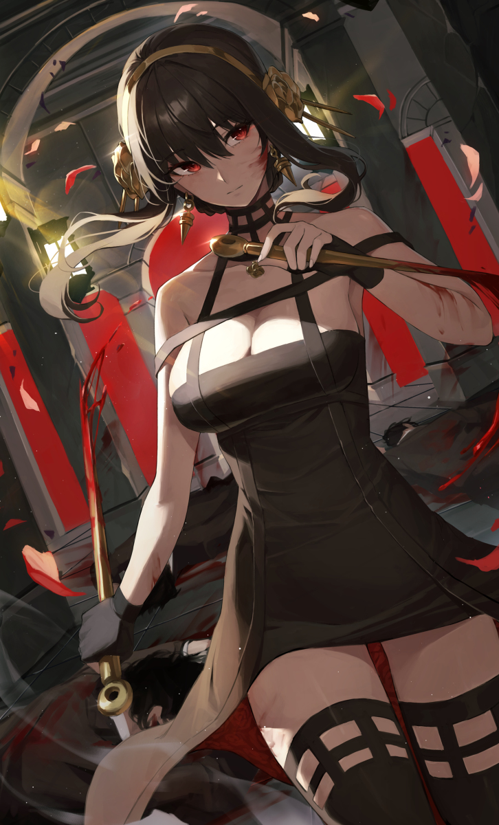 This is a pixiv picture whose title is ヨル・フォージャー.
