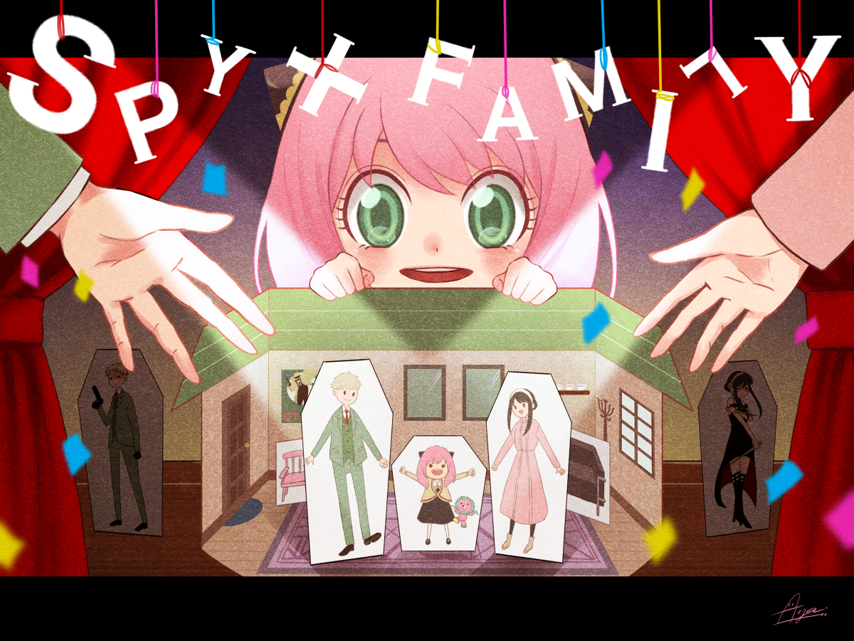 This is a pixiv picture whose title is SPY×FAMILY.