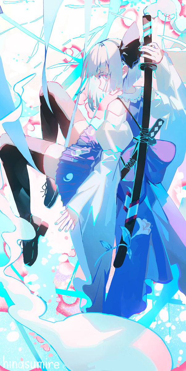 This is a pixiv picture whose title is 妖夢.