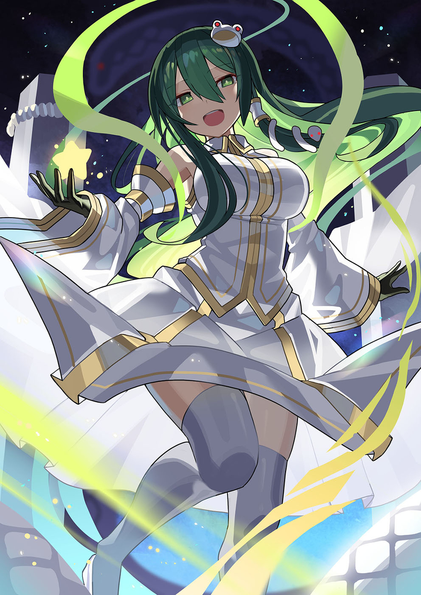 This is a pixiv picture whose title is 白早苗.
