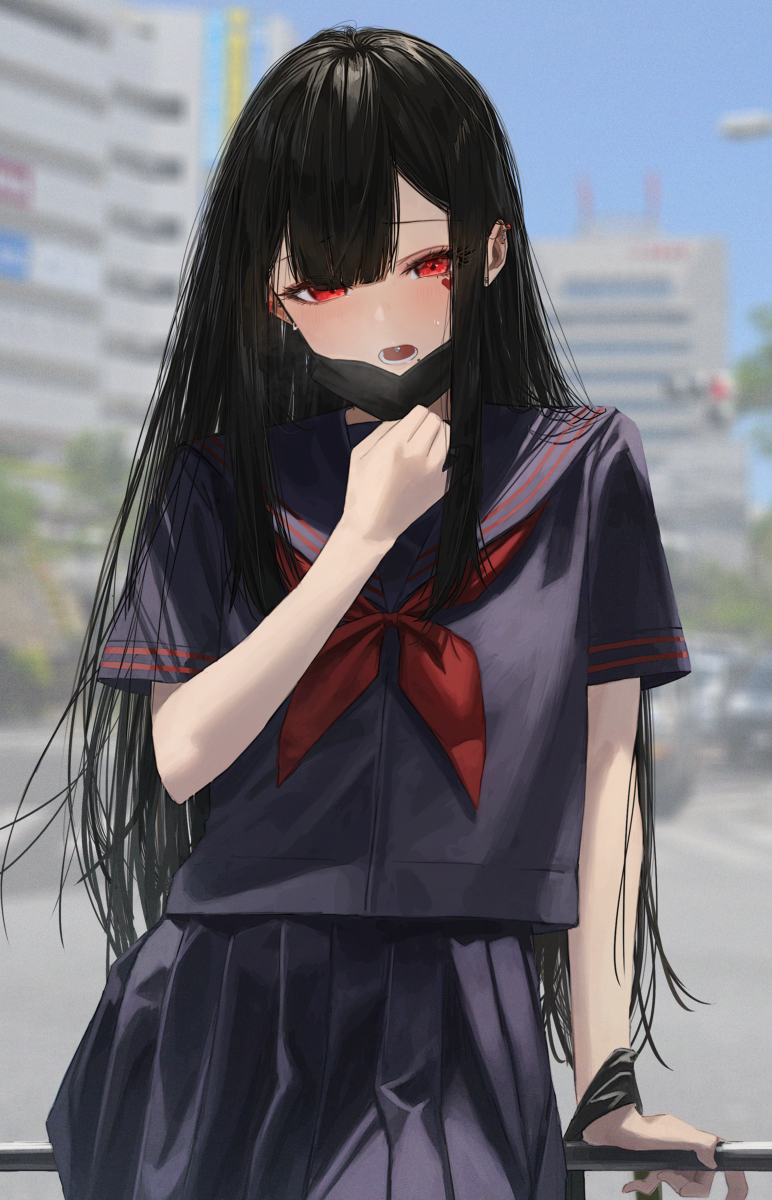 This is a pixiv picture whose title is あっつ....