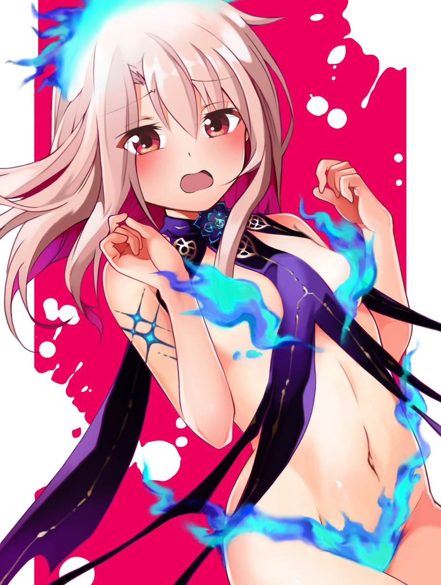 This is a pixiv picture whose title is 水着カーマ☆イリヤ.