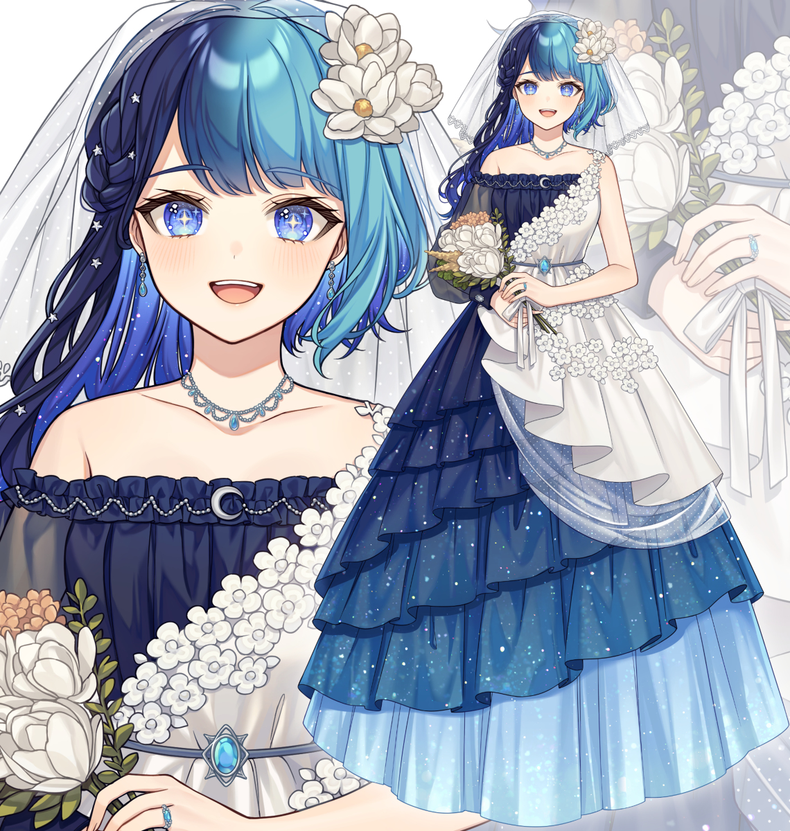 This is a pixiv picture whose title is 💍五月七日の空💐.