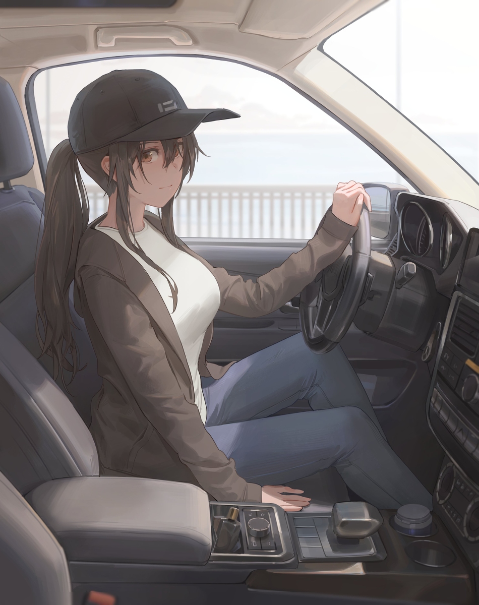 This is a pixiv picture whose title is DRIVE.