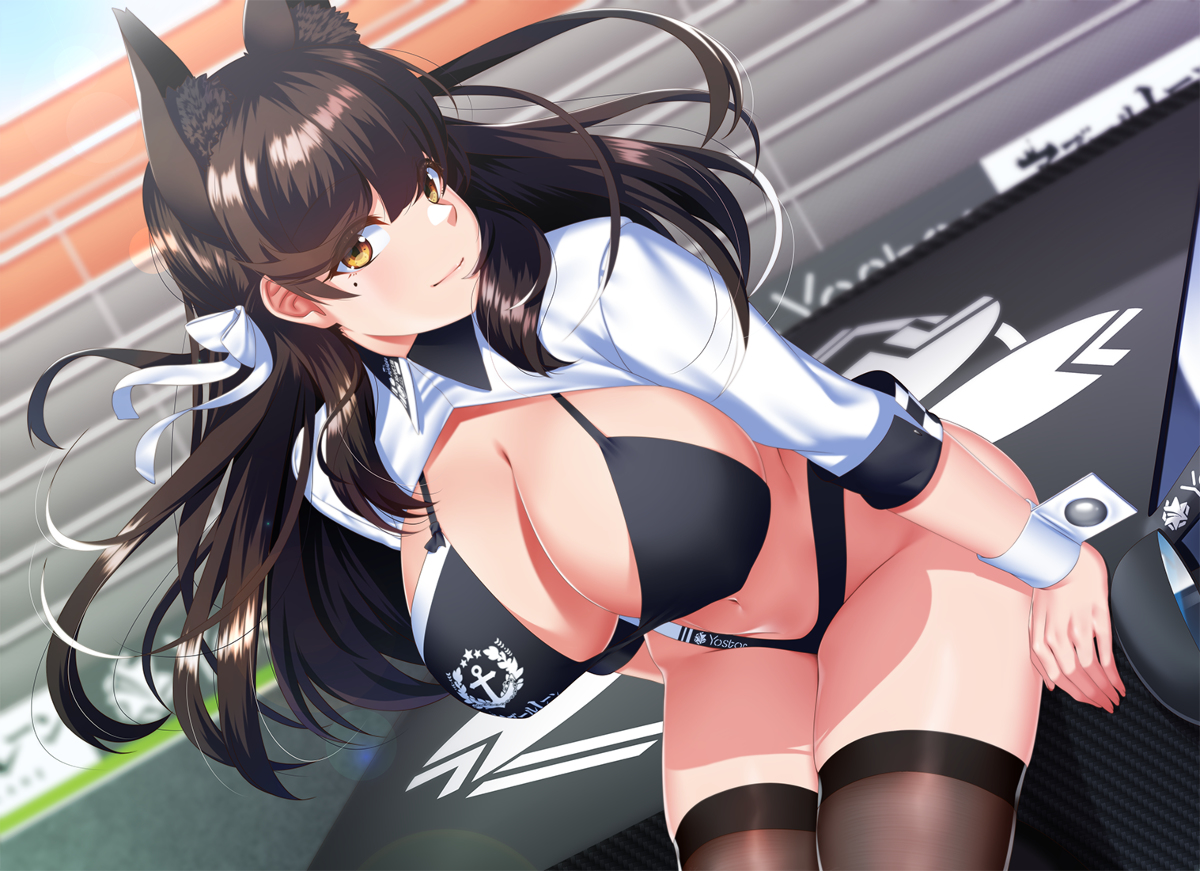 This is a pixiv picture whose title is アズールレーン　RQ愛宕.