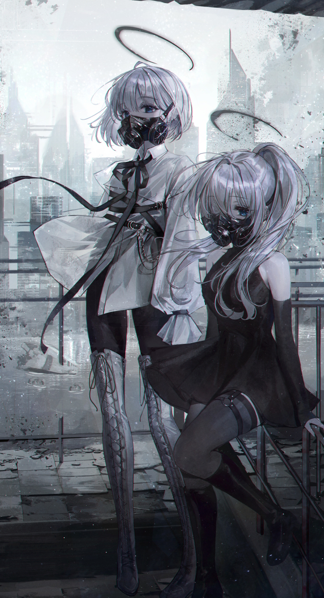 This is a pixiv picture whose title is dark.
