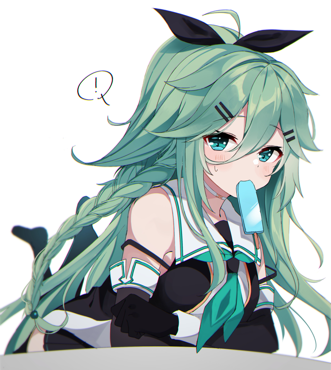 This is a pixiv picture whose title is 暑がり山風.