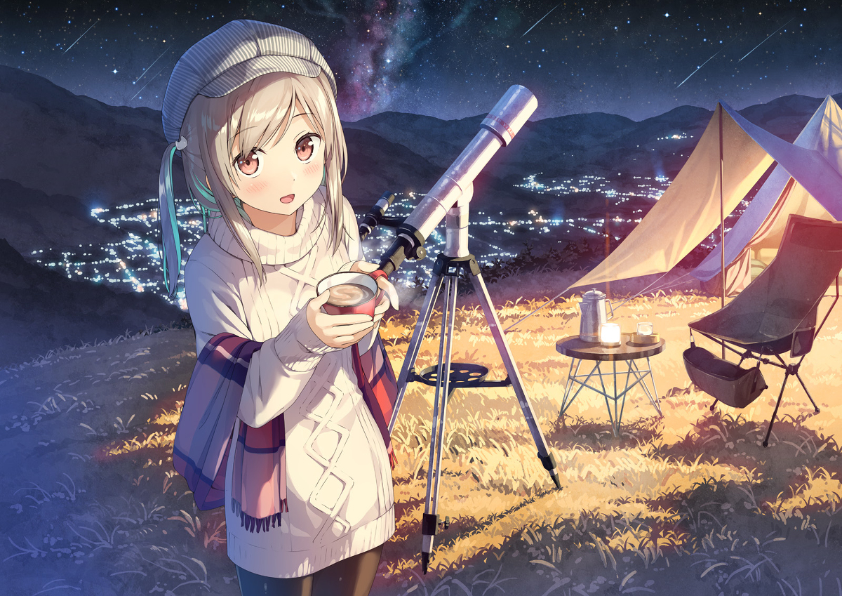 This is a pixiv picture whose title is キャンプデート.