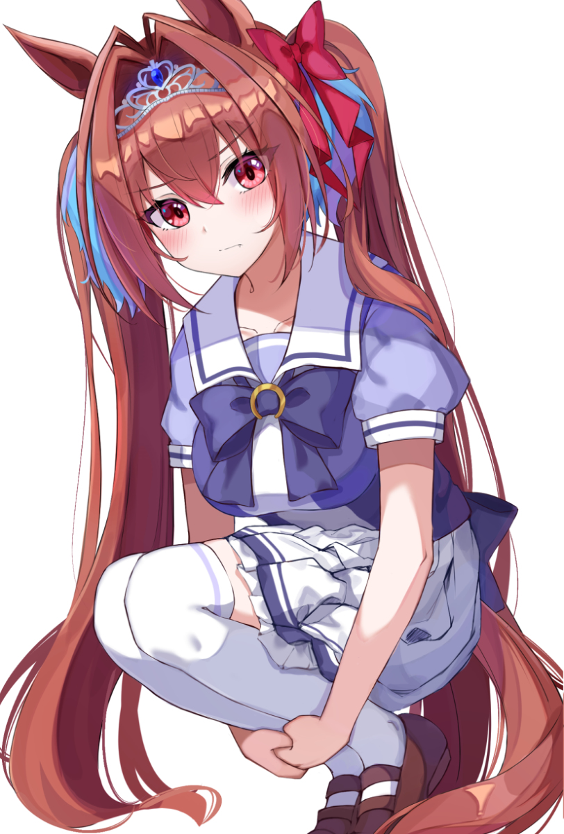 This is a pixiv picture whose title is ダイワスカーレット.