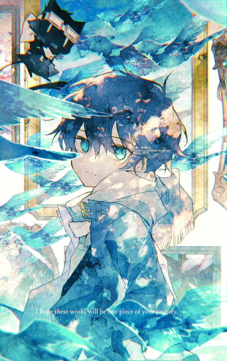 This is a pixiv picture whose title is 未だ旅の途中.