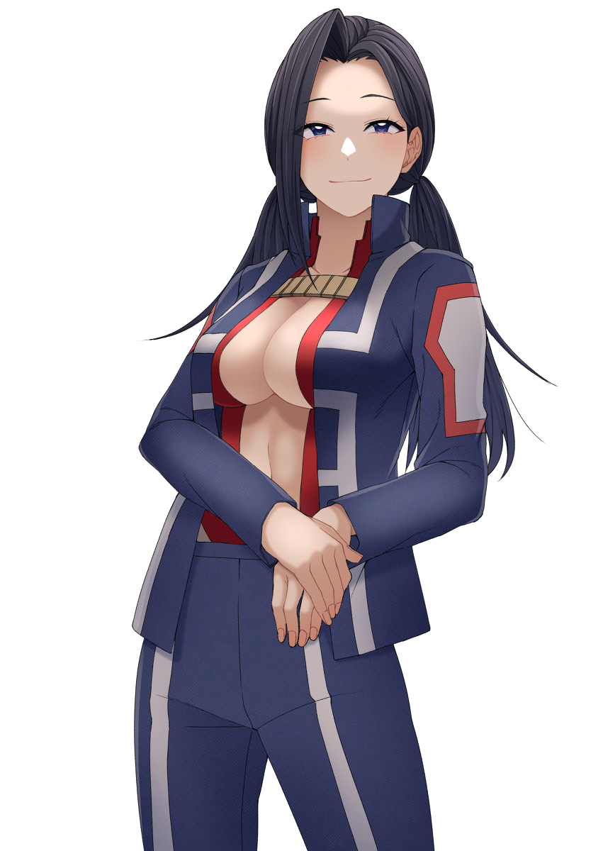 This is a pixiv picture whose title is ツインテ八百万.