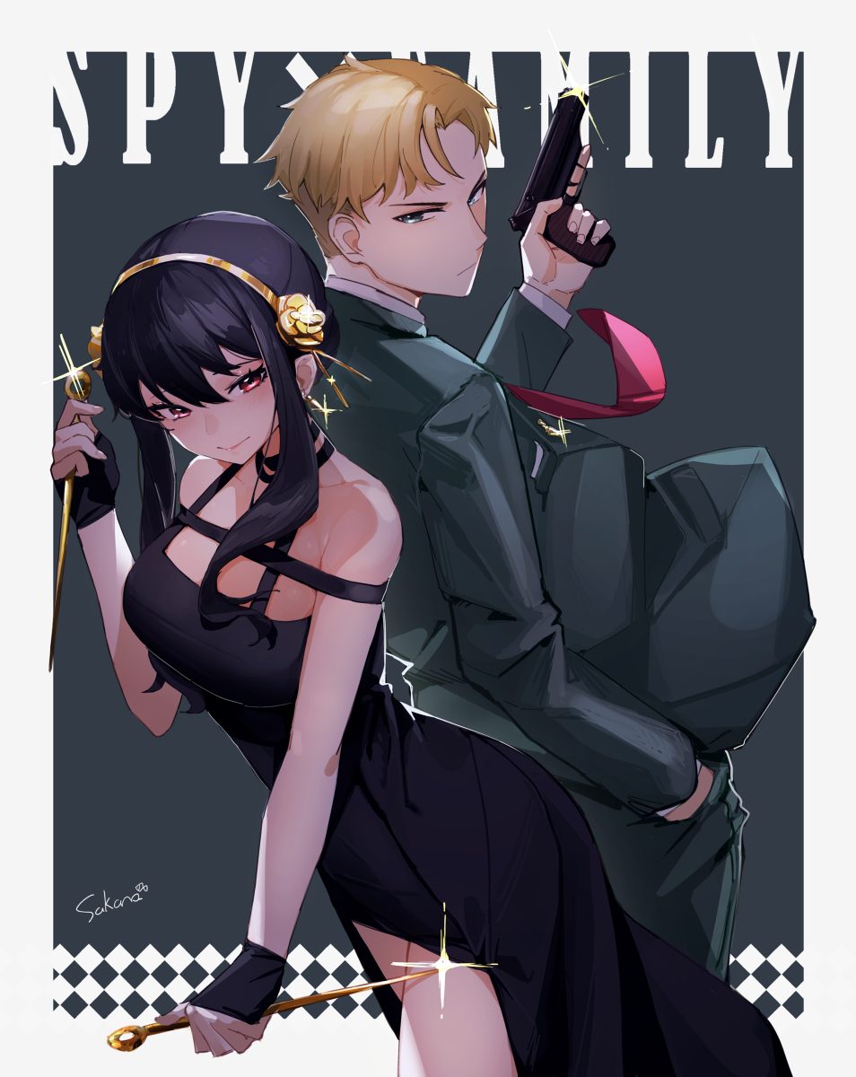 This is a pixiv picture whose title is SPY×FAMILY.