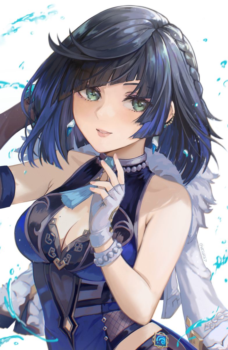 This is a pixiv picture whose title is Yelan.