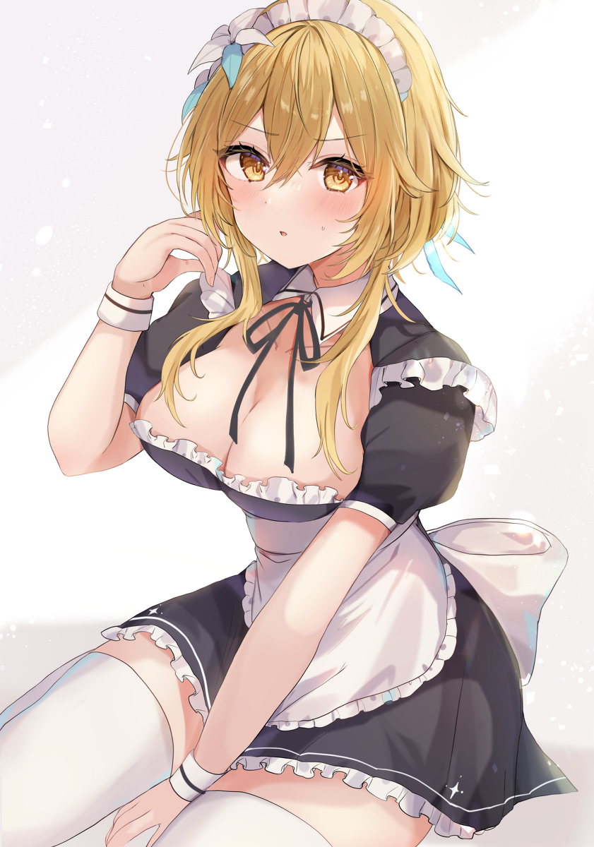 This is a pixiv picture whose title is メイドの日蛍ちゃん.