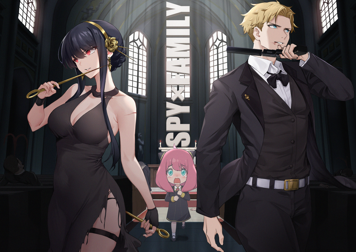 This is a pixiv picture whose title is SPY×FAMILY~.
